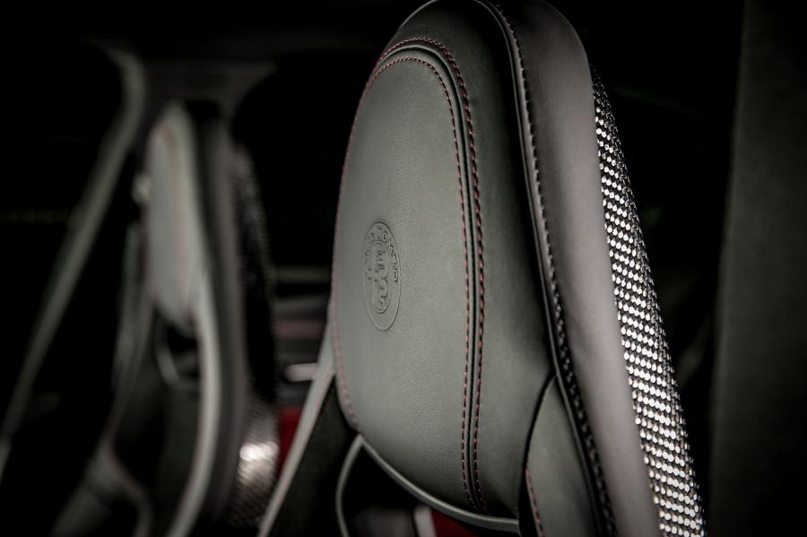 Детали интерьера Alfa Romeo Stelvio Quadrifoglio NRING (949) 2018 года  (фото 12 из 21)